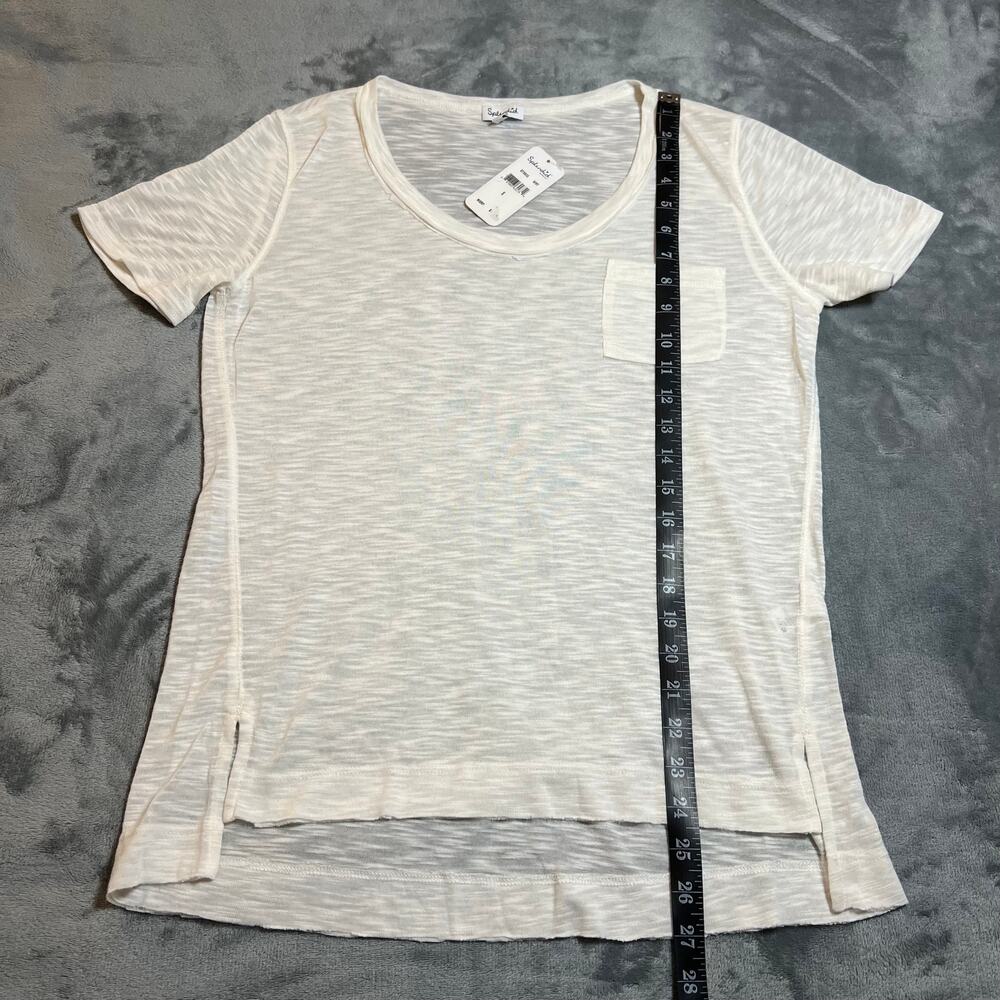 NEW Splendid Scoop Neck Slub Knit T-Shirt Size S Casual Lightweight Coastal - Picture 7 of 7